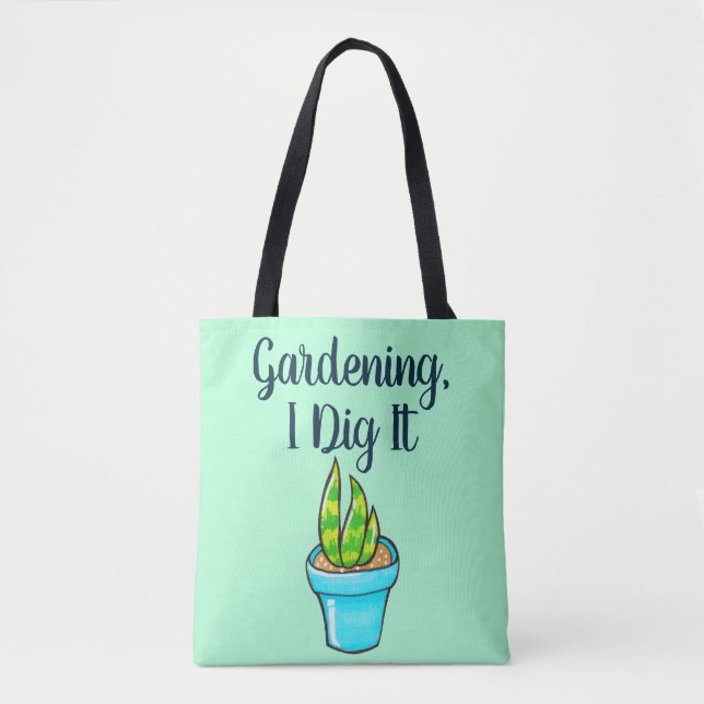 Gärtnern, ich schätze es potted sukkulent tasche (Vorderseite)