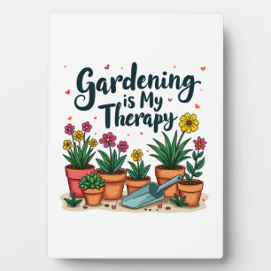 Gärtnern ist meine therapeutische Gärtnergärtnerei Fotoplatte