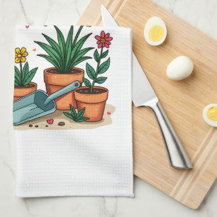 Gärtnern ist meine therapeutische Gärtnergärtnerei Geschirrtuch