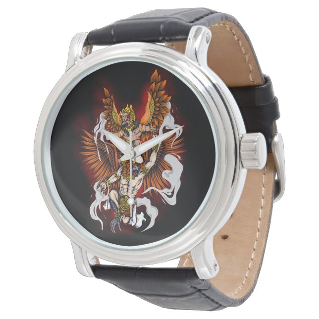 Garuda Armbanduhr (Schrägansicht)