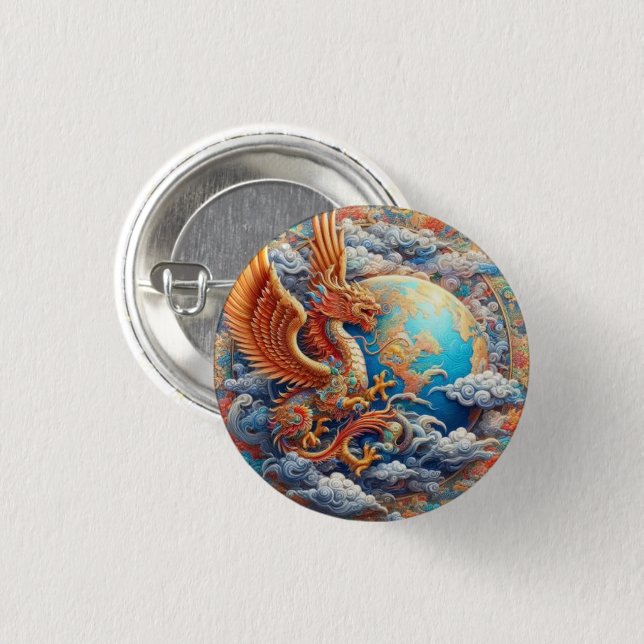 Garuda Button (Vorne & Hinten)