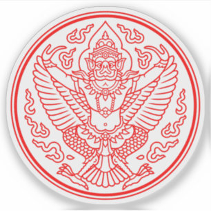 Garuda Siegel Siam (Thailand) Aufkleber