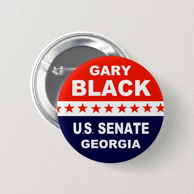 Gary Black US Senat Georgia Button (Vorne & Hinten)