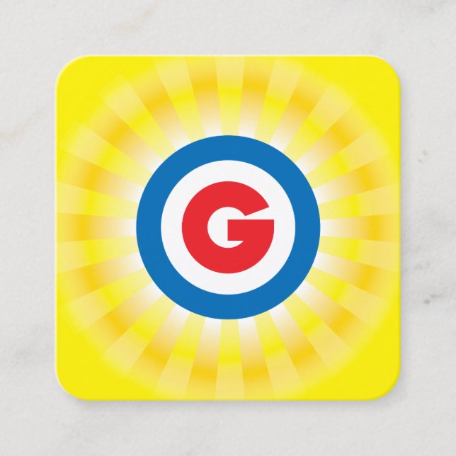 Gary Grayson Business Card Quadratische Visitenkarte (Vorderseite)