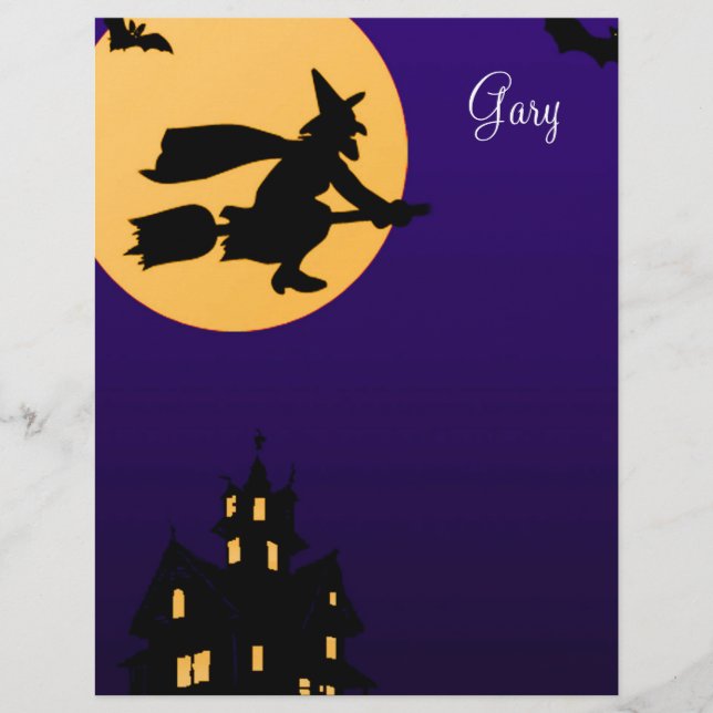 Gary Halloween Letterhead (Vorderseite)