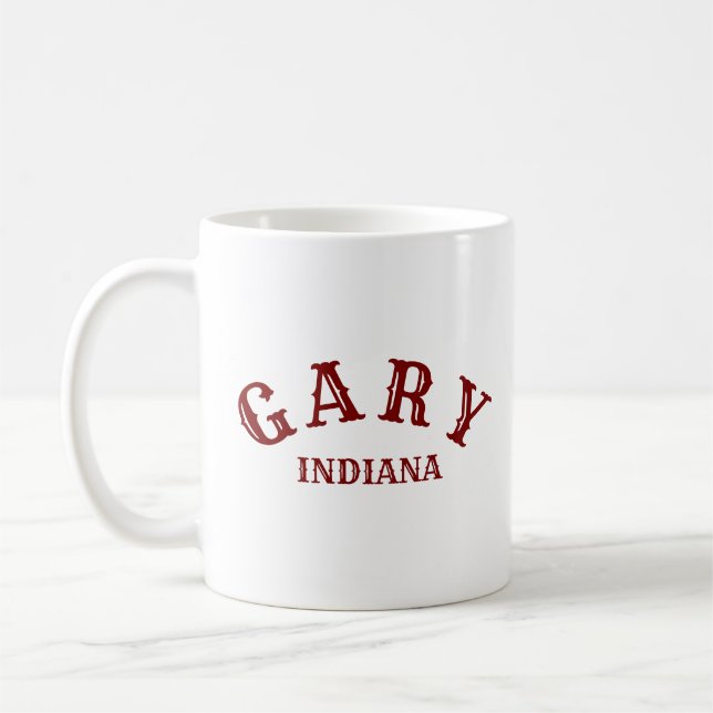 Gary, Indiana Kaffeetasse (Links)