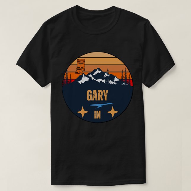 Gary, Indiana T-Shirt (Design vorne)