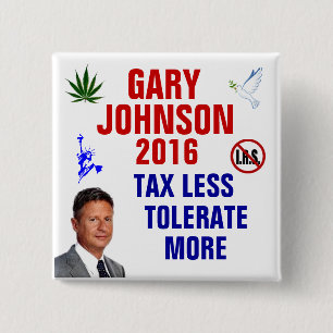 Gary Johnson 2016 Button