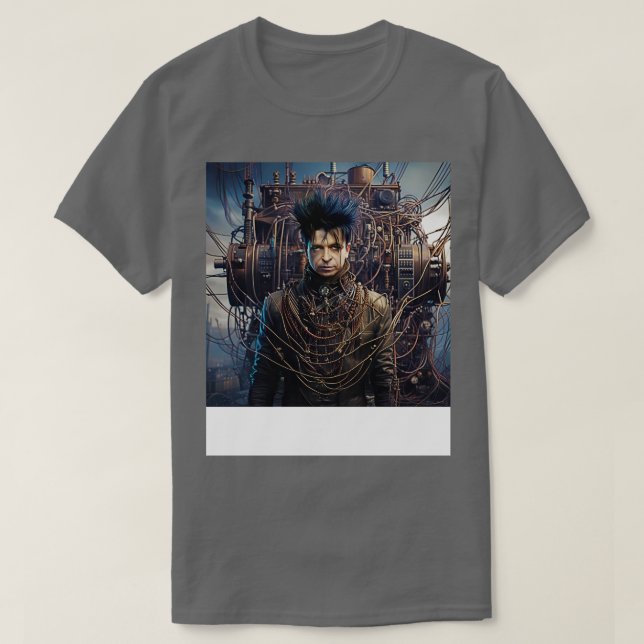 Gary Numan Steampunk TShirt (Design devant)