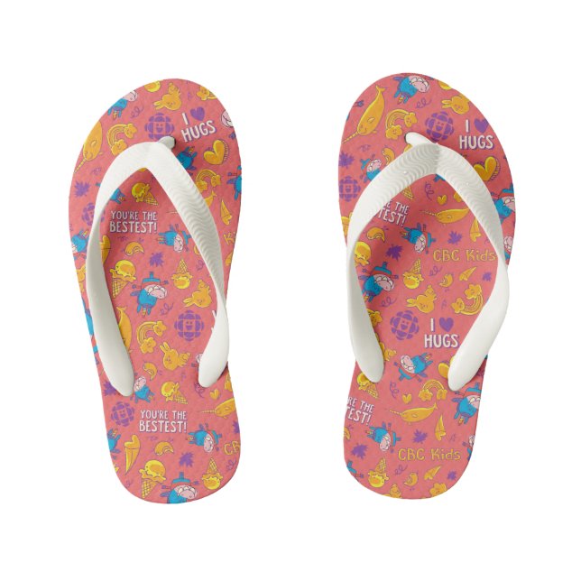 Gary Pattern Kids' Flip Flops (Fußbett)