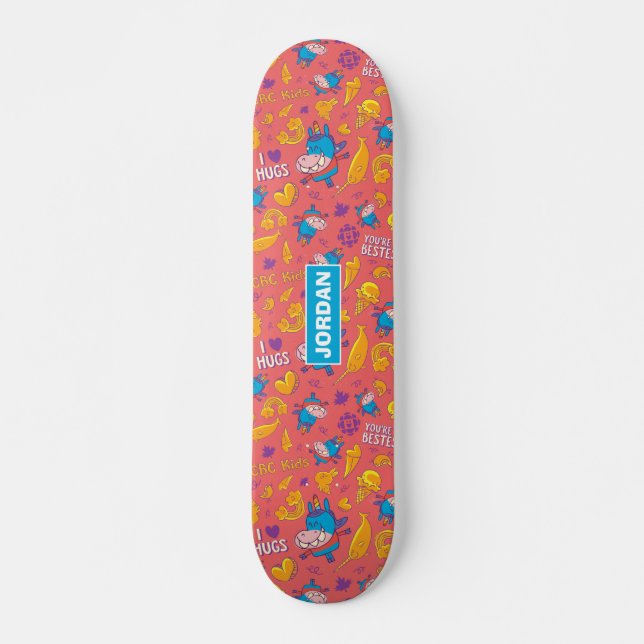 Gary Pattern Personalized Skateboard (Vorne)