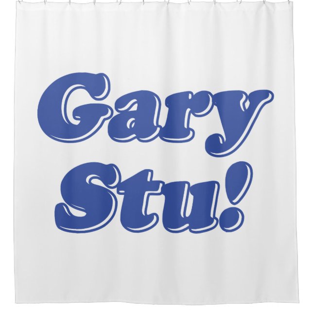 Gary Stu! Duschvorhang (Vorderseite)
