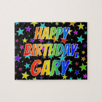 "GARY" Vorname, Fun "HAPPY BIRTHDAY"