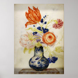 Garzoni - Chinesischer Porzellanjar mit Bouquet Poster