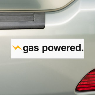 Gas angetrieben autoaufkleber