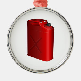 Gas kann ornament aus metall