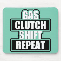 Gas-Kupplungs-Schiebewiederholung Mousepad