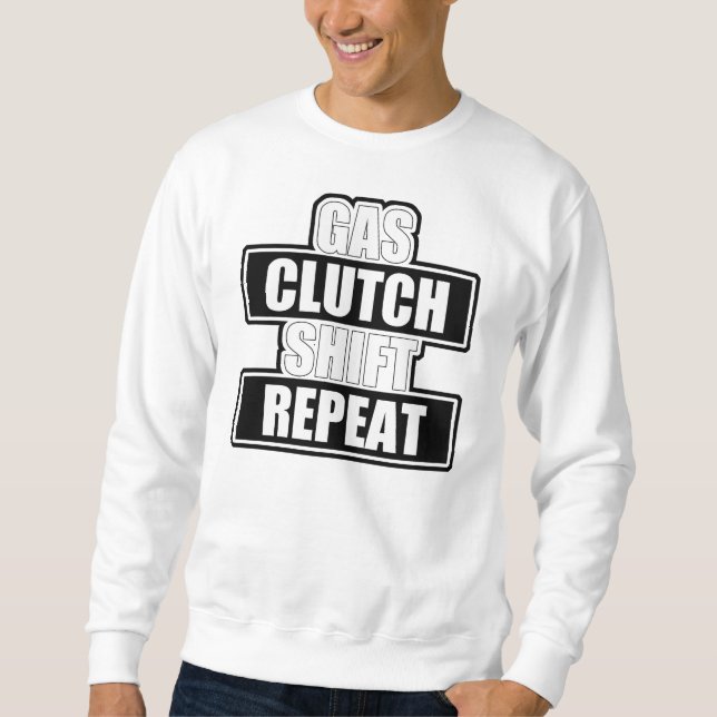 Gas-Kupplungs-Schiebewiederholungs-Sweatshirt Sweatshirt (Vorderseite)