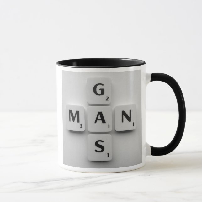 GAS-MANN B/W Tasse (Rechts)