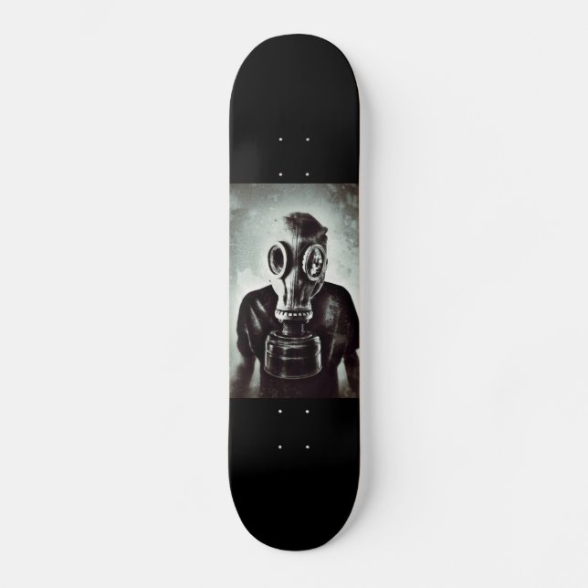 GAS MASK SKATEBOARD (Vorderseite)
