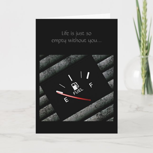 Gas-Messgerät-Indikator Karte (Vorderseite)