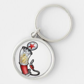 Gas-Pumpe Schlüsselanhänger