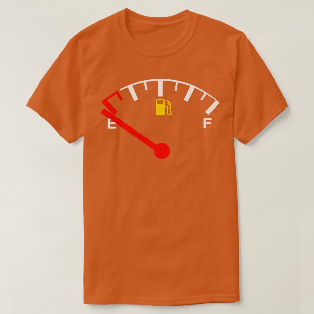 Gasbrennstoff Leere Tank Funny Inflation Novelty (Design vorne)