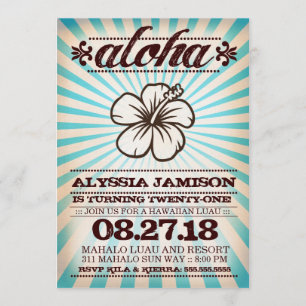 GASCHROMATOGRAPHIE Aloha Einladung