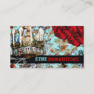 GASCHROMATOGRAPHIE Etre Romantique Perlen-Papier Visitenkarte