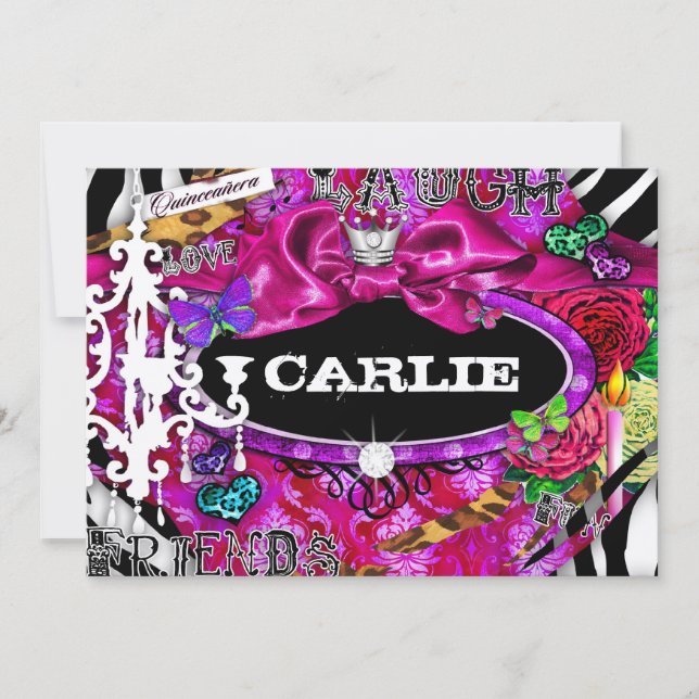 GASCHROMATOGRAPHIE | extravagantes Material Einladung (Vorderseite)