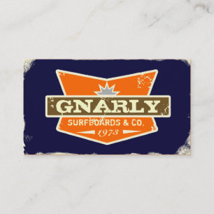 GASCHROMATOGRAPHIE   Gnarly Orange Marine-  Visitenkarte