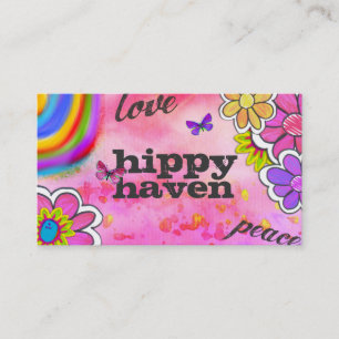 GASCHROMATOGRAPHIE Hippy Krawatten-Rosa Visitenkarte