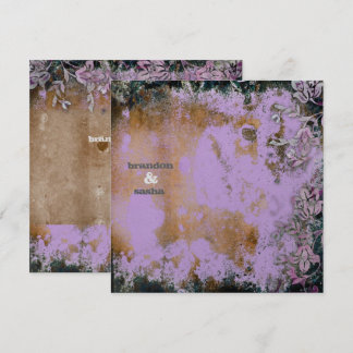 GASCHROMATOGRAPHIE | Lusciously rustikale lila Einladung