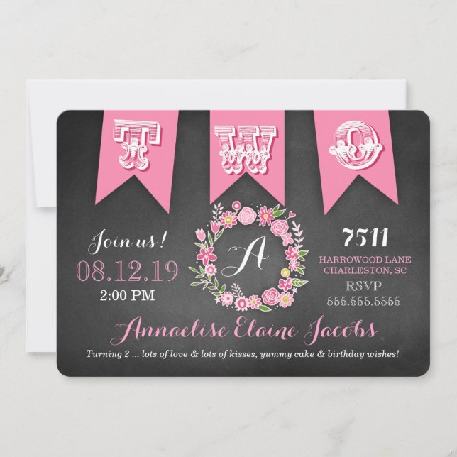 GASCHROMATOGRAPHIE Mädchen-2. Einladung (Vorderseite)