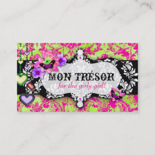GASCHROMATOGRAPHIE   Montag Trésor heißes Rosa Visitenkarte