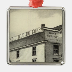 GASCHROMATOGRAPHIE Ormerod, der Boots-Erbauer, Silbernes Ornament