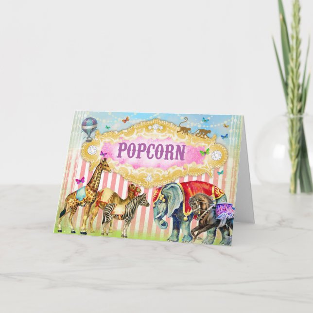GASCHROMATOGRAPHIE-POPCORN-NAHRUNGSMITTELkarte Karte (Vorderseite)