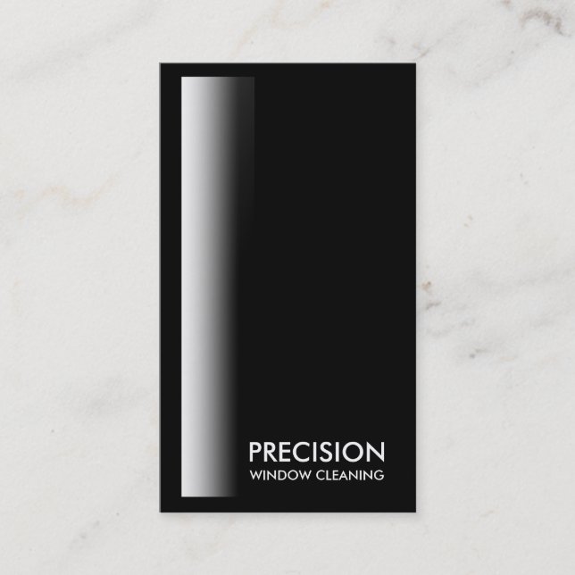 GASCHROMATOGRAPHIE Präzisions-Schwarz-Karte Visitenkarte (Vorderseite)