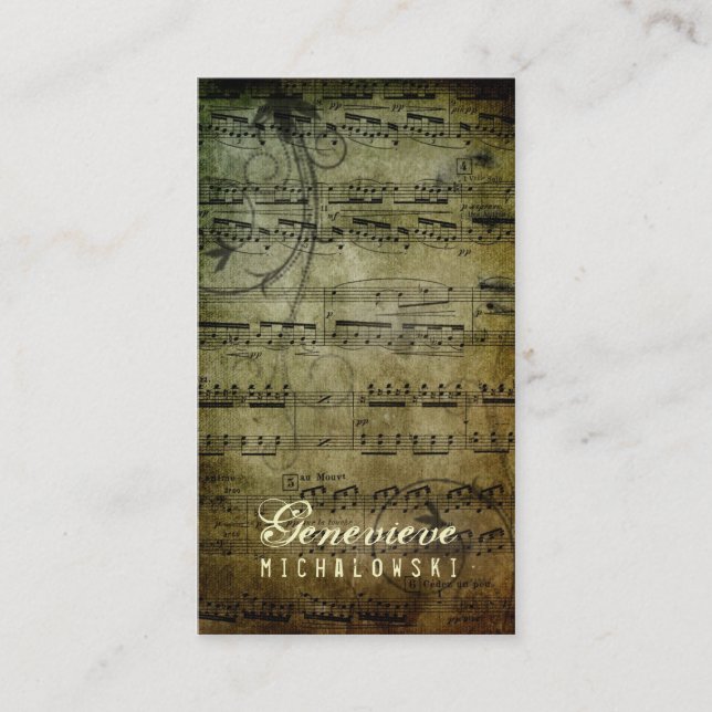 GASCHROMATOGRAPHIE | redegewandte Schmutz-Musik Visitenkarte (Vorderseite)