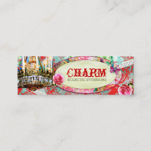 GASCHROMATOGRAPHIE schäbiger Vintager Charme - Mini Visitenkarte