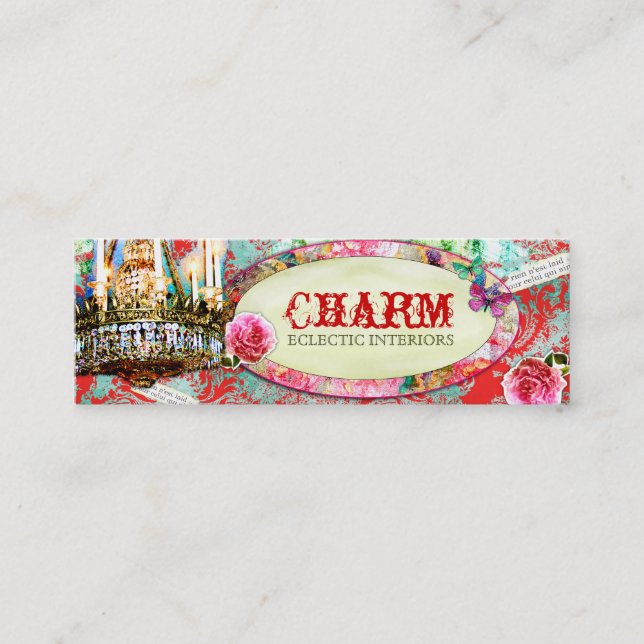 GASCHROMATOGRAPHIE schäbiger Vintager Charme - Mini Visitenkarte (Vorderseite)