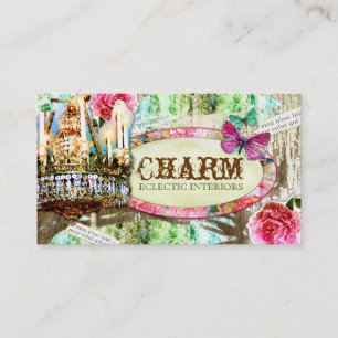 GASCHROMATOGRAPHIE schäbiger Vintager Charme Visitenkarte