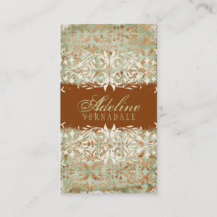 GASCHROMATOGRAPHIE   Vintage Melone orange Visitenkarte
