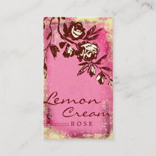 GASCHROMATOGRAPHIE Zitronen-Creme-Rose Visitenkarte