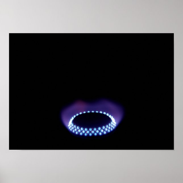 Gasflasche Poster (Vorne)