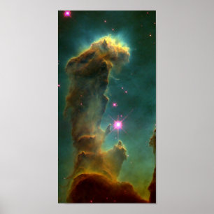 Gaskäler im Adlernebel (M16)- Säulen Poster