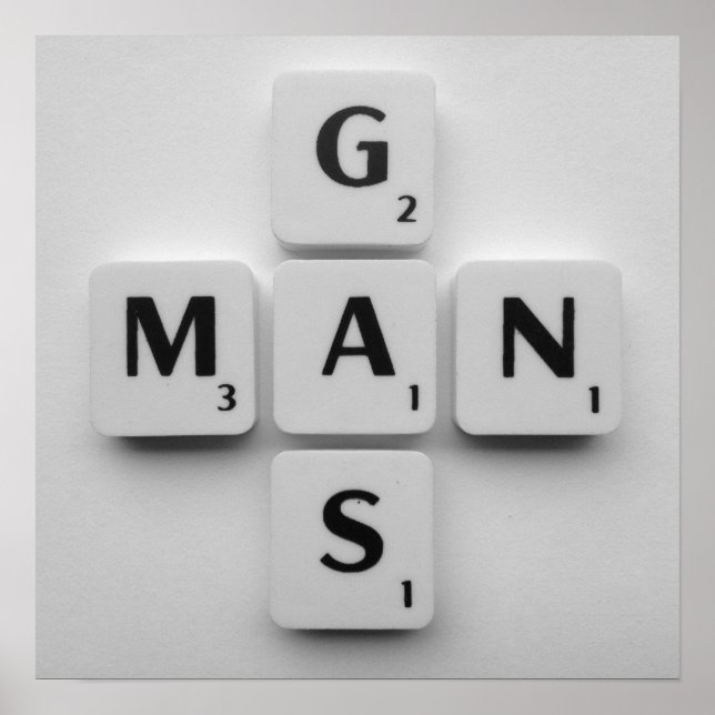 Gasman Poster B/W (Vorne)