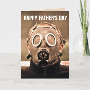 GASMASK VATER'S DAY 2020 GREETING CARDS KARTE