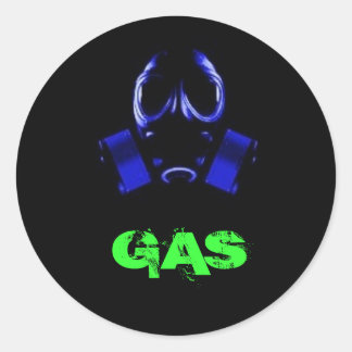 Gasmaske, GAS Runder Aufkleber