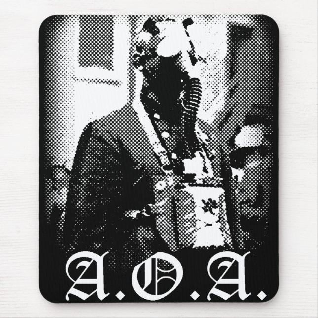 Gasmaske Mousepad (Vorne)